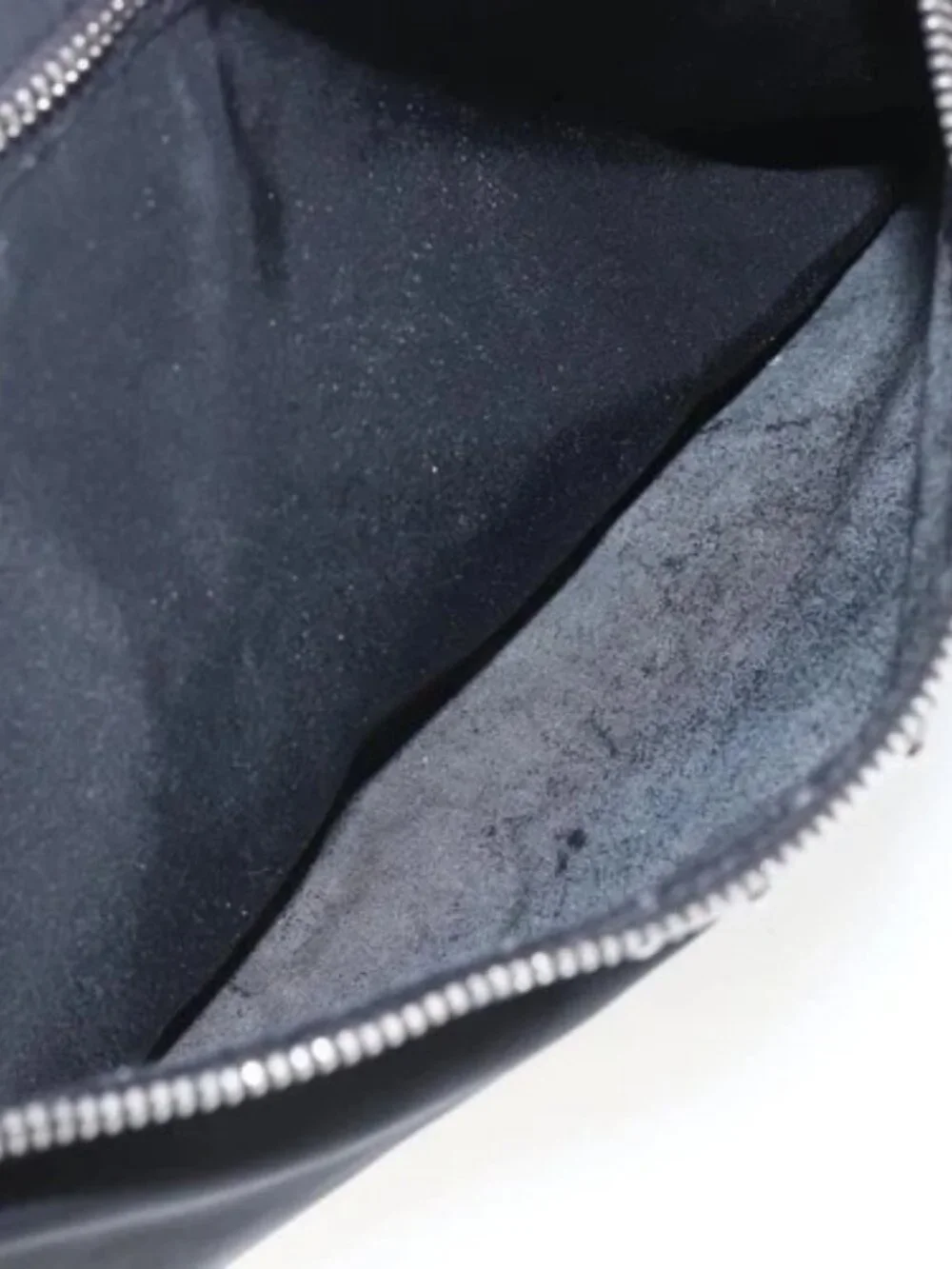 PRADA Shoulder Bag Nylon Black Silver Auth 165034 - Picture 12 of 16